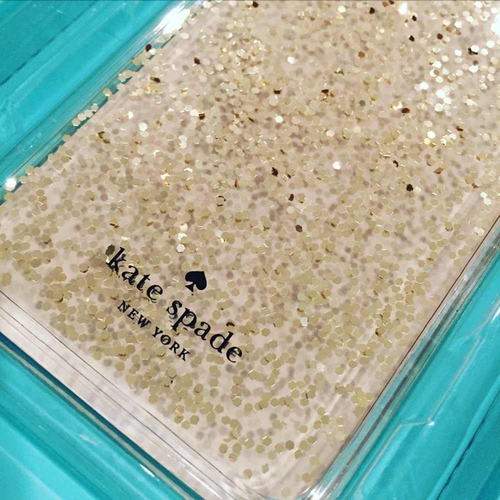 LAST 1! New Kate Spade Gold Glitter IPhone 7 Case - Picture 5 of 8